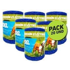 Cordón Eléctrico Rollo x 200m Agrofácil Paquete x 20Unds