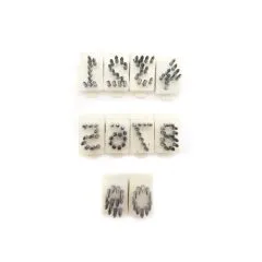 Set Números 0-9 3/8" Ganado Agrofacil