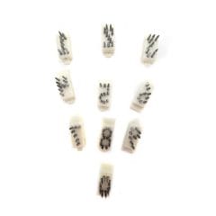 Set Números 0-9  5/16" Ovino-Cerdo-Ave-Mascotas Agrofacil