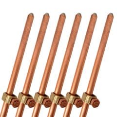 Varilla Copperweld 1.80m + Grapa Agrofácil X6 Unds